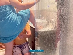 바람핀, 커플, 극도의, 키스, 대단히, 오르가슴, 보지, 금기