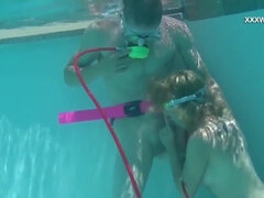 David and Samantha Cruz underwater hard-core romp