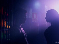 Biseksuell, Kukk suging, Bakfra, Gruppe, Naturlige bryster, Tynn, Tenåring, Pupper