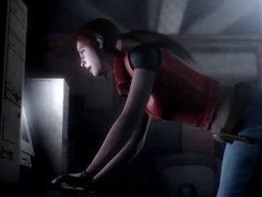 Resident Cold-blooded - Claire Redfield has a wonderful Booty