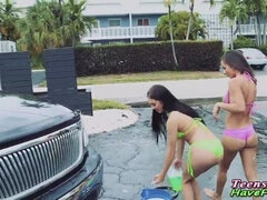 Amateur teens pounded