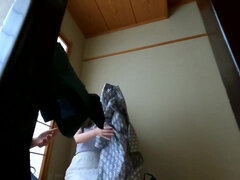 Asiatisch, Braunhaarige, Süss, Schwanz, Gruppe, Handjob, Hd, Titten