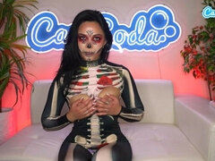 큰 엉덩이, 큰 가슴, 여자, Hd, 라티나, 오르가슴, 혼자, 웹캠