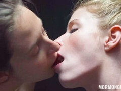 素人, キス, レズビアン, なめる, 下着, オナニー, オマンコ, オッパイの