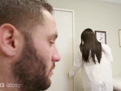 DR. WHITE CURES E.D. - brunette angela white