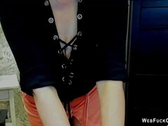 Enthousiasteling, Blond, Flashing, Brillen, Huisgemaakt, Moeder die ik wil neuken, Alleen, Webcamera