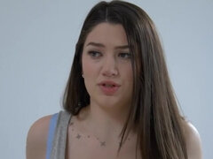 デカパイ, フェラチオ, 茶髪の, チン, 手コキする, ハードコア, なめる, オッパイの