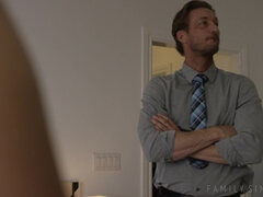 Américain, Blonde, Sucer une bite, Famille, Pieds, Cuisine, Douche, Nénés