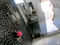 18, Stor stjärt, Bror, Sperma shot, Ansiktsbehandling, Pov, Grov, Dusch