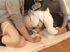 Asiatica, Bambino, Sborrata, Hardcore, Giapponese, Ragazza, Giochi, Uniforme