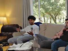 Anal, Verga grande, Negro, Ébano, Gay, Sexo duro, Interracial