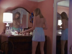 Young retro blonde enjoys classic hairy pussy and asshole fingering