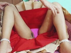 18, Amatör, Brittisk, Par, Orgasm, Liten och nätt, Fitta, Stockings