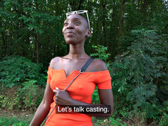 Afrikaner, Stor pik, Sort, Brunette, Sort, Briller, Janpansk, Udendørs