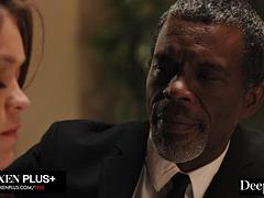 Anaal, Bondage discipline sadomasochisme, Grote lul, Pijpbeurt, Bruinharig, Zwart, Interraciaal, Speelgoed