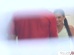 Mooi, Grote mammen, Zwart, Sperma in mond, Moeder die ik wil neuken, Rijden, Slet, Bekijker