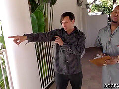 큰 음경, 흑인, 남자친구, 오쟁이 진 남자, 사정 샷