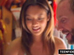 Ázijskej, Kuřba, Striekanie semena, Hd, Masáž, Teenka