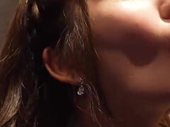 18, アジア人, デカパイ, フェラチオ, 中出し, 日本人, 小柄, ティーン