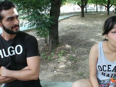 Stor stjärt, Avsugning, Sammanställning, Par, Hemmagjord, Latina, Fitta, Spansk