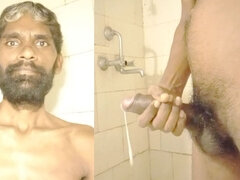 Amatőr, Fürdőszoba, Ondó fröcskölés, Házi készítésű, Indiai, Maszti, Vékony
