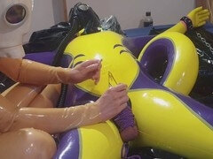 Enthousiasteling, Bondage discipline sadomasochisme, Gebondenheid, Duits, Latex, Meesteres, Slaaf, Slet