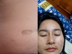 아마추어, 아시안, 커플, 사정 샷, 여자, 인도네시아, 수음, 밀프