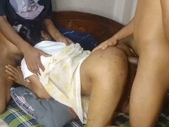 Rit na usta, Velik kurac, Fafanje, Gospodinja, Indijka, Zrela, Mama, Trojček