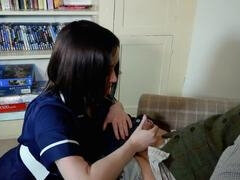 18, Amatör, Avsugning, Brittisk, Sperma shot, Doktor, Suger, Uniform