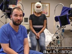 アメリカ人, ボンデージ, 中出し, 医者, ドレス, 指いじり, オーガズム, オマンコ