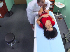 Amateur, Sucer une bite, Médecin, Léchez, Bureau, Culottes ou slips, Chatte, Serré