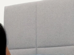 Mamada, Morena, Checa, Interracial, Desnudo, Pov