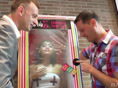 18, Anal, Asiater, Brunette, Dobbel penetrering, Tenåring, Trekant