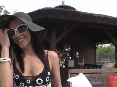 Piękna, Klasyczny, Głebokie gardło, Naturalny, Sutki, Na wolnym powietrzu, Trójkąt, Cycki