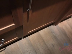 Leie, Blondine, Höschen, Zierlich, Pov, Dürr, Socken, Titten