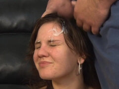 Slender sluts rough gagging deepthroat gangbang