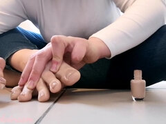 Enthousiasteling, Voeten, Fetisj, Voeten fetish, Voetbeurt, Hd, Italiaans, Speelgoed