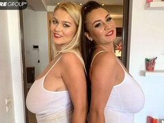 Enthousiasteling, Mooie dikke vrouwen, Grote kont, Grote mammen, Natuurlijke tieten, Naakt, Alleen, Strippen