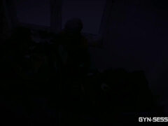 Rumpe, Dominerende kvinne, Tysk, Runke, Hardcore, Latex, Fitte, Slave