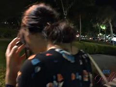 Pijpbeurt, Bruinharig, Sperma, Latijnse vrouw, Gezichtspunt, Tieten likken