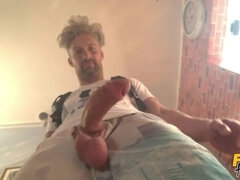 Blondynka, Obciąganie, Styl na pieska, Kobiety mężczyzna, Obciąganie, Ogolona, Nastolatki, Trójkąt