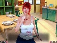 Teenager redhead, big boobs, lets play