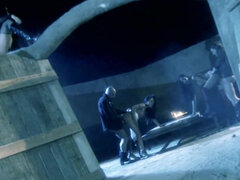 Hookers Kaylani Lei, Mikayla Mendez and Sophia Santi banged by rangers