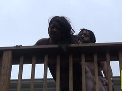 Lisa Rivera gets GAGGED & FUCKED outside