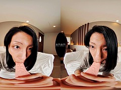 3d, アジア人, フェラチオ, ディルド, フェティッシュ, 淫乱熟女, フェラする, おもちゃ