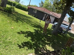 Caught My Big Ass Latina Neighbor Making Naked Tiktoks In Public?! Cami Strella X Max Fills