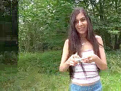 Leie, Blasen, Braunhaarige, Tschechisch, Orgasmus, Im freien, Öffentlich, Realität