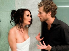 Pik sutte, Brunette, Hundestilling, Mor jeg gerne vil kneppe, Barberet, Bryster