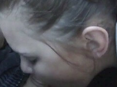 Pompino, Macchina, Coppia, Toccando, Sega, Figa