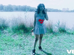 Ερασιτέχνης, Παραλία, Θηλυκός, Πρώτου προσώπου, Δημόσιο, Πραγματικότητα, Φούστα, Μόνος